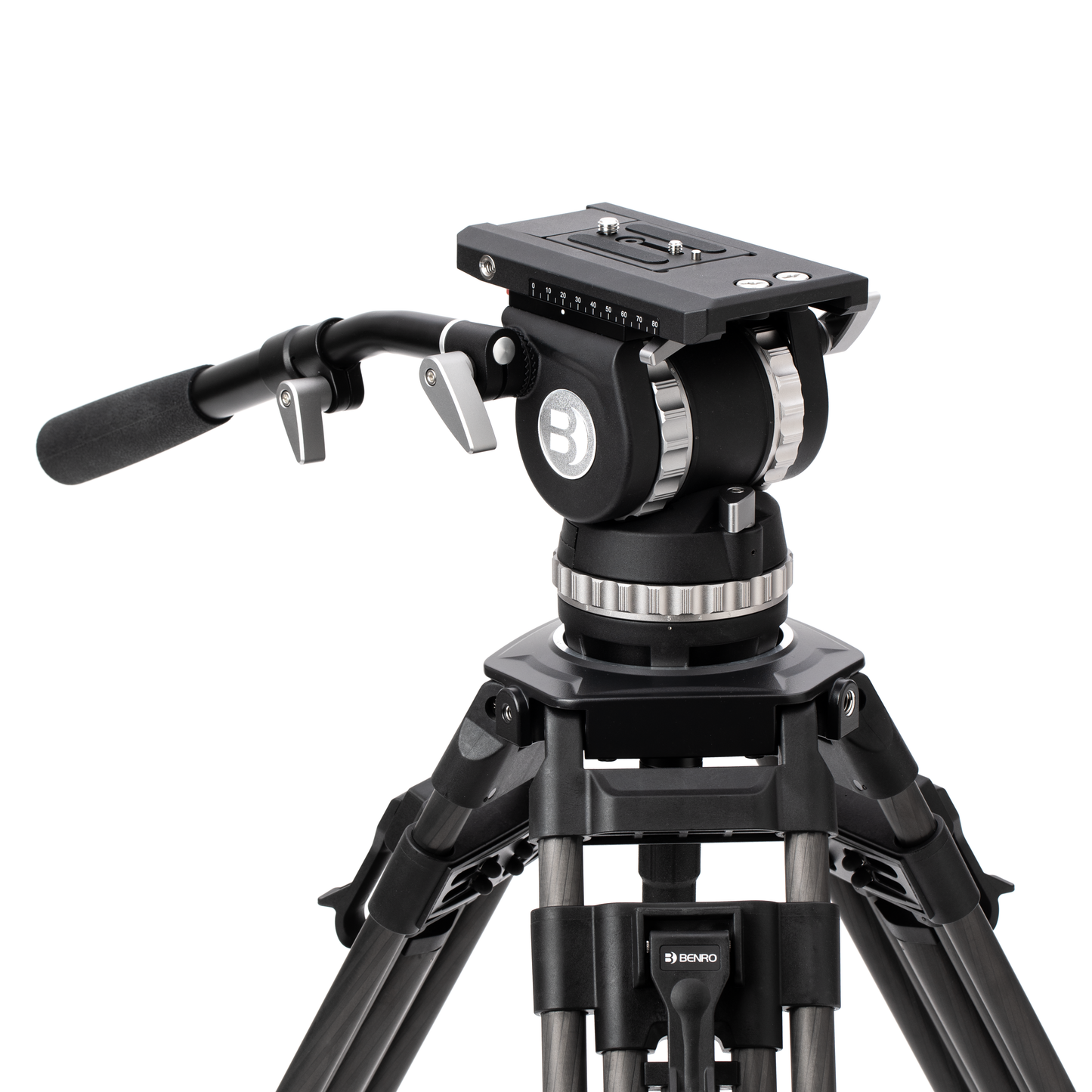 Pull-and-turn safety lock mechanism on the Benro QRX10 quick-release plate