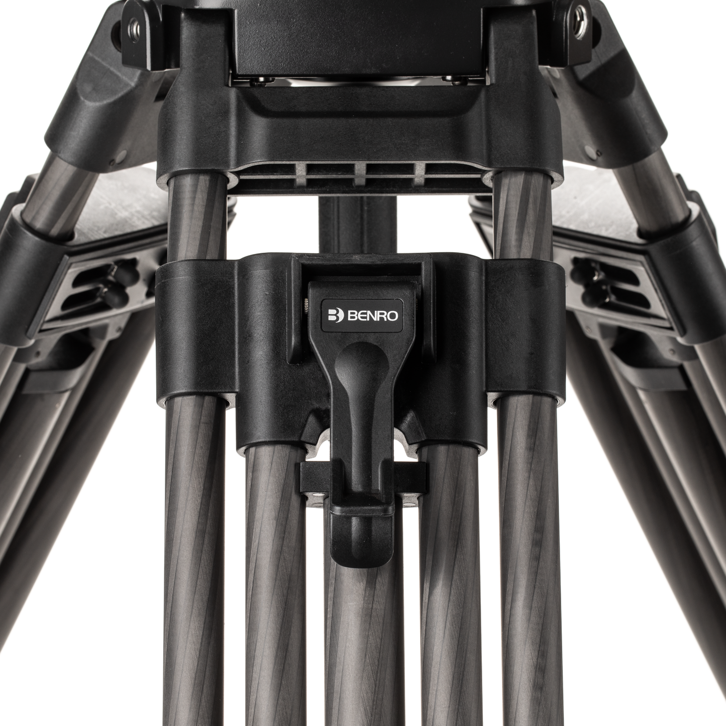A professional cinema camera mounted securely on the Benro BVX18 tripod kit.