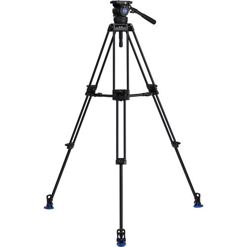 Video tripod head standing