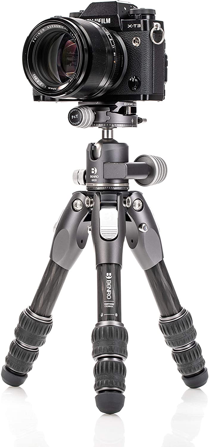 Benro Tortoise Columnless Carbon Fiber Zero Series Tripod with GX25 Ball Head freeshipping - VL Camera Photography Store