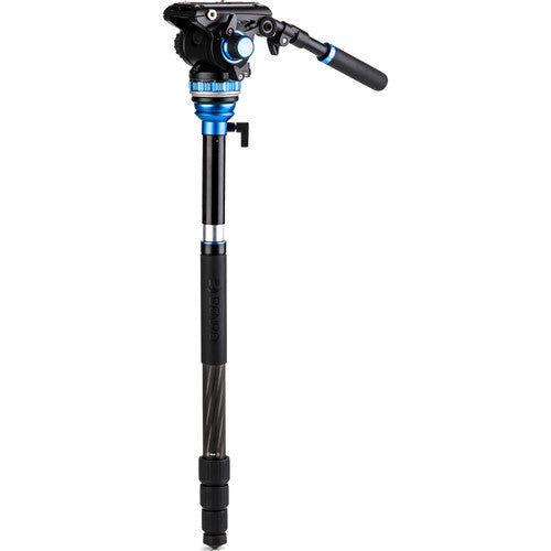 Benro C3883 Reverse-Folding Carbon Fiber Travel Tripod with S6Pro Fluid Video Head - Demo