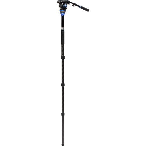 Benro C3883 Reverse-Folding Carbon Fiber Travel Tripod with S6Pro Fluid Video Head - Demo