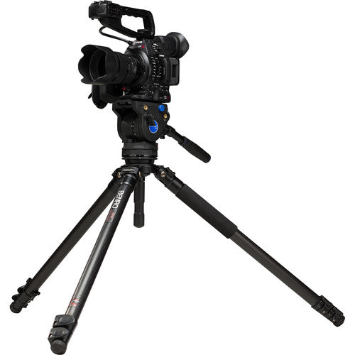 Convenient height range from 12.2" to 64.2" on the Benro C373F tripod adapts to various shooting scenarios.