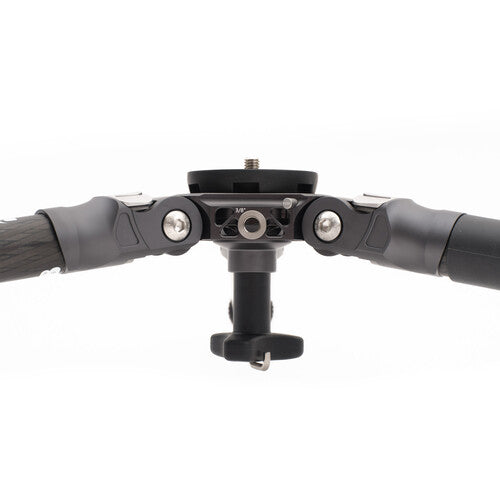 Interchangeable 75mm bowl on Benro Mammoth tripod for quick and easy camera leveling.