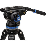 Video tripod with handle