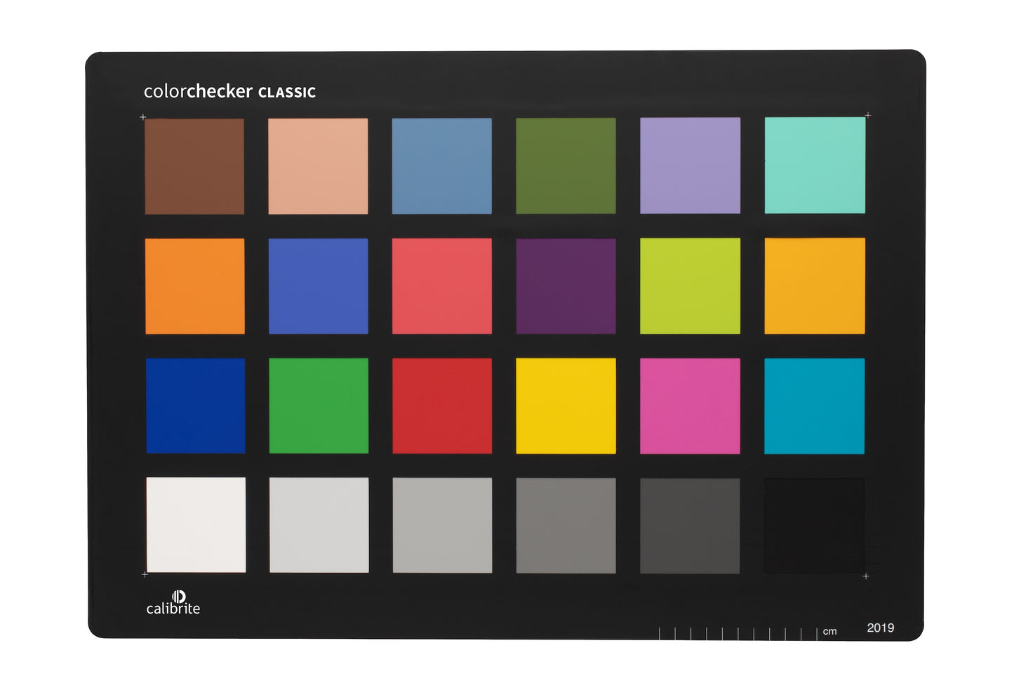 ColorChecker Target with 24 scientifically formulated colors for accurate photography and filmmaking color calibration