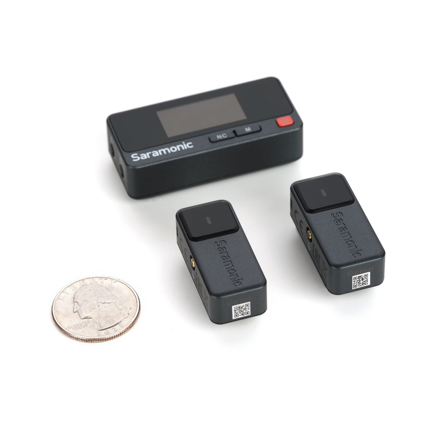 Compact wireless mic receiver for cameras and phones - Saramonic Air