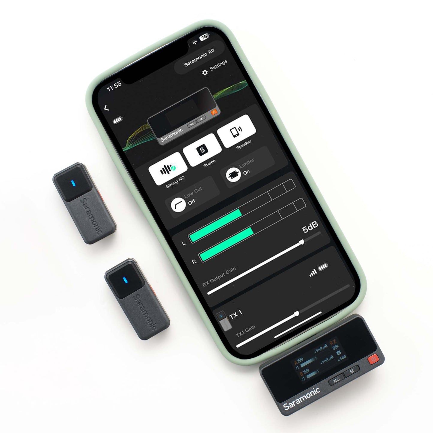 High-sensitivity lavalier microphone for crisp voice capture