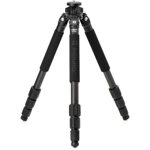 Induro Classics Carbon Fiber Tripod with extended legs in outdoor setting