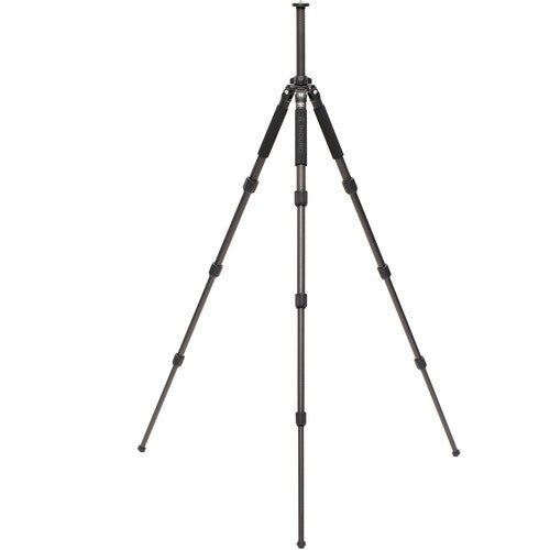 Benro Induro tripod with interchangeable rubber feet and steel spikes