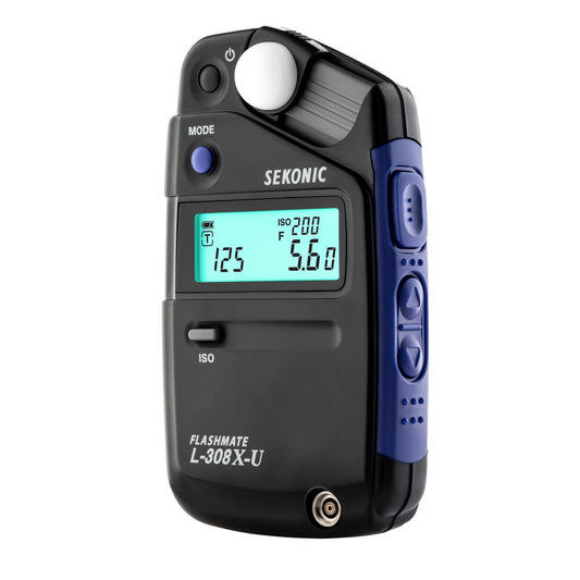 Sekonic L-308X-U Flashmate with ambient, flash, and cine metering modes