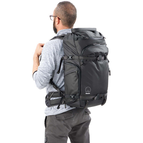 Comfortable Shimoda backpack with ergonomic design and three torso height options.
