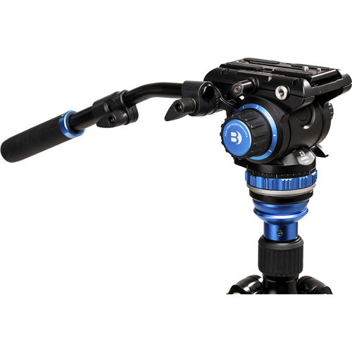 Benro C3883 Reverse-Folding Carbon Fiber Travel Tripod with S6Pro Fluid Video Head - Demo