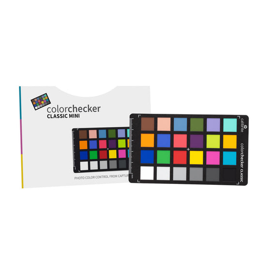 Professional ColorChecker with 24 scientifically formulated patches for precise color matching