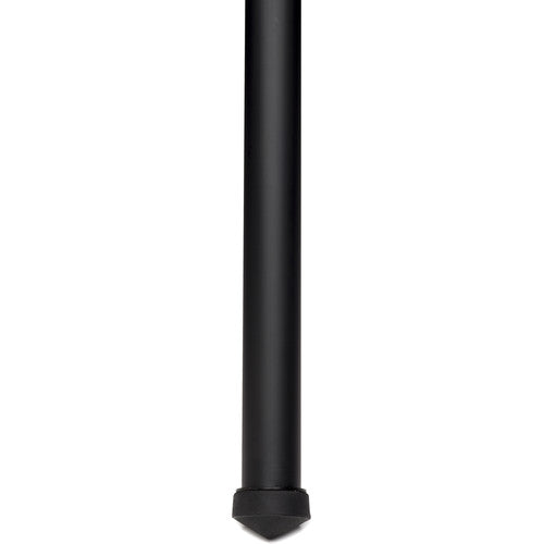 Benro A2573F tripod folded for easy transport, lightweight yet robust for outdoor use.