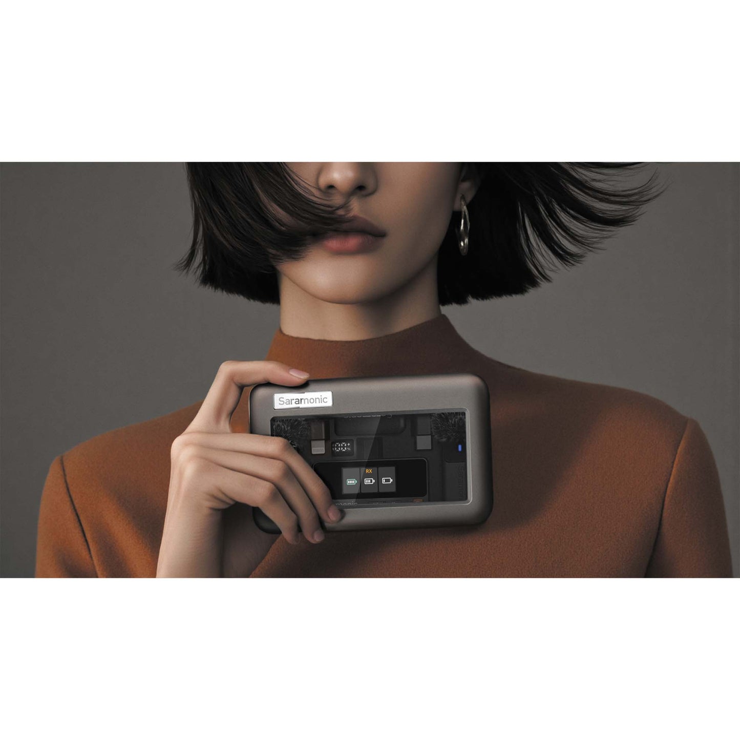 Saramonic Air receiver with real-time headphone monitoring