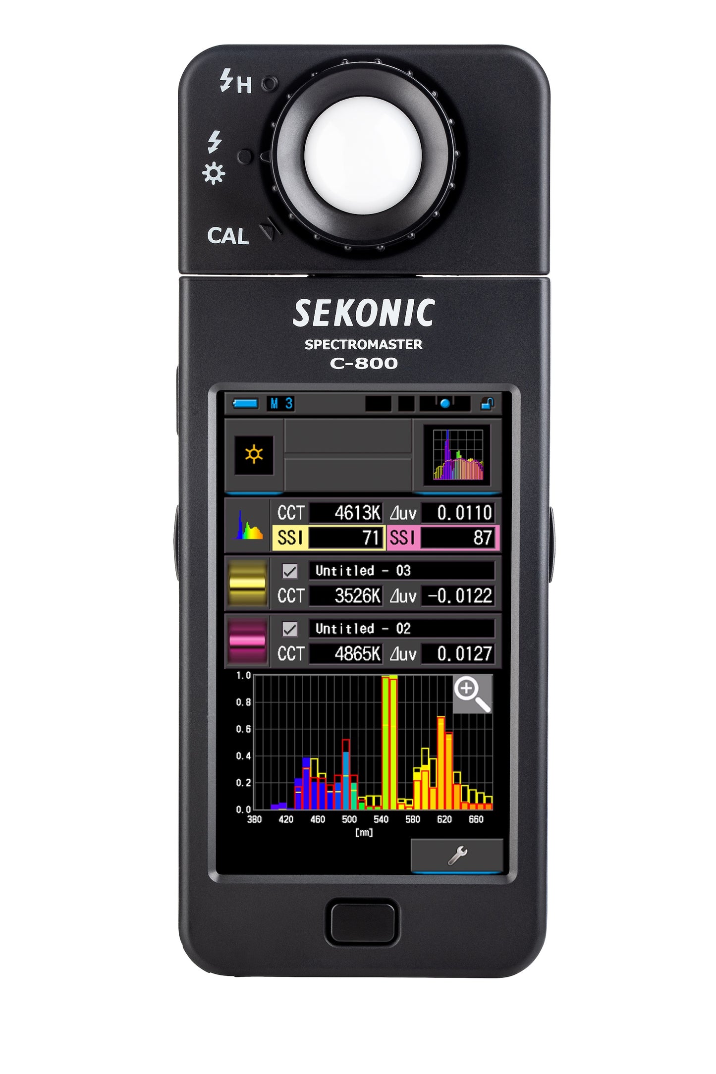 Sekonic C-800-U Color Meter with SSI and CRI Measurement