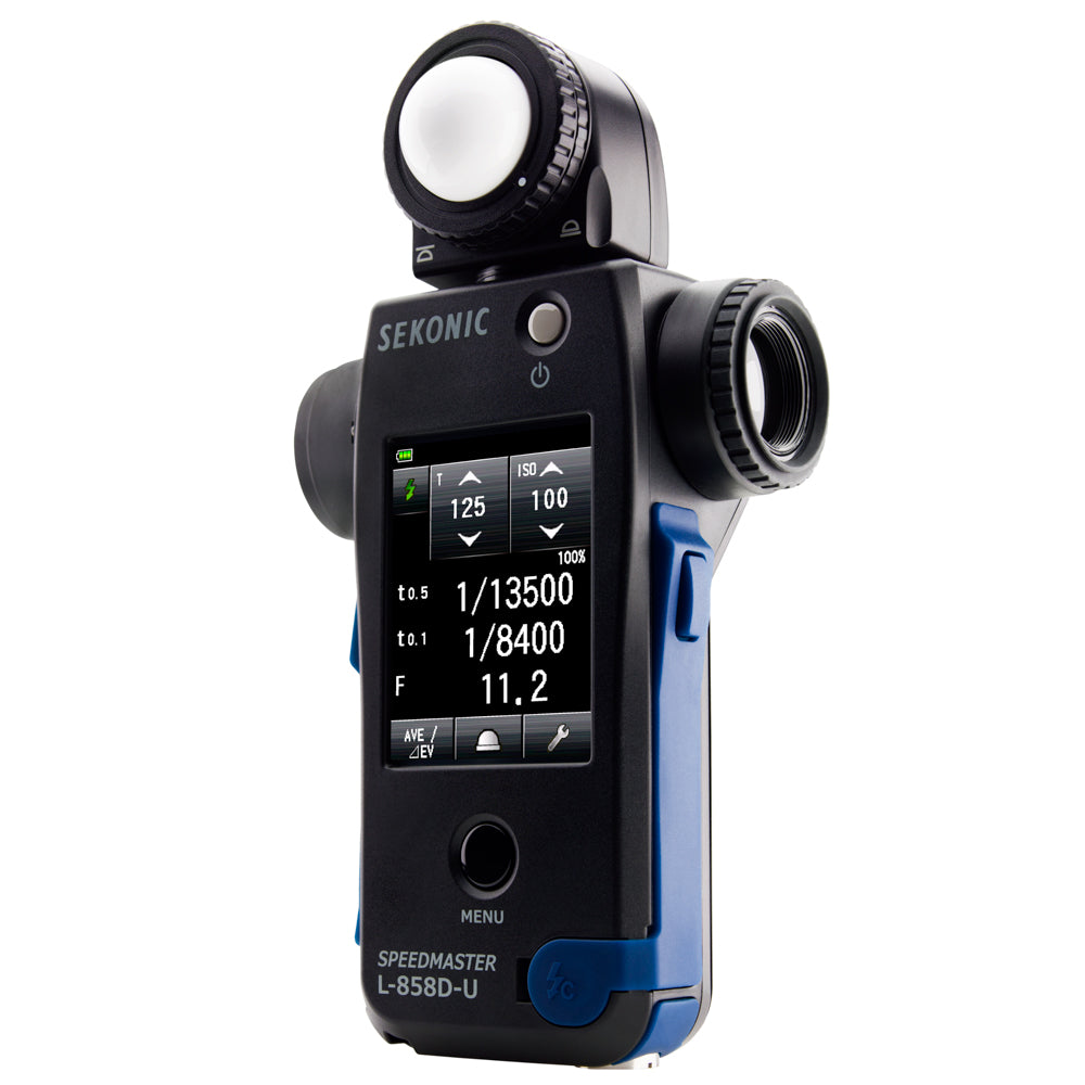 Sekonic L-858D-U with PC sync and micro-USB connections