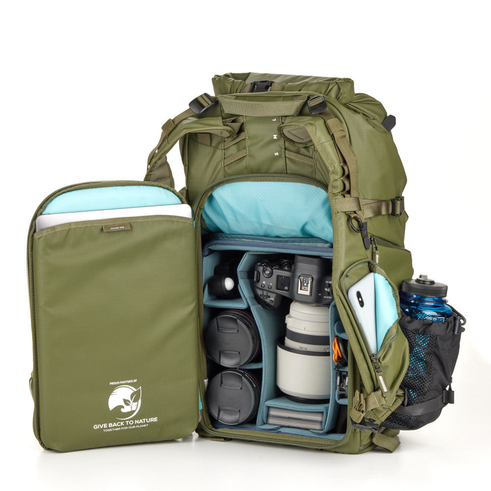 DSLR Core Unit insert inside Shimoda Action X40 camera bag
