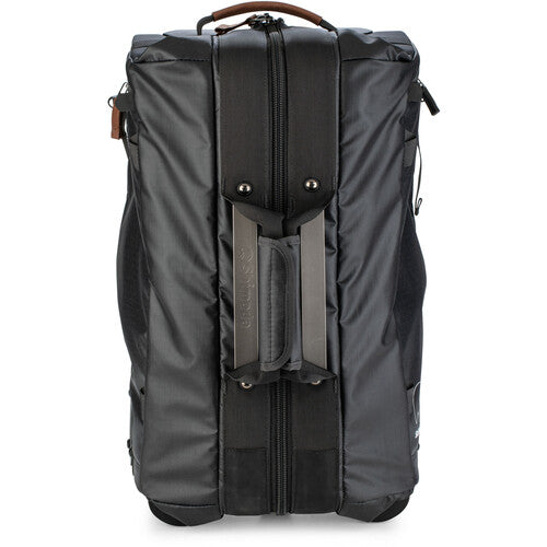 Compact design fits most aircraft overhead compartments.