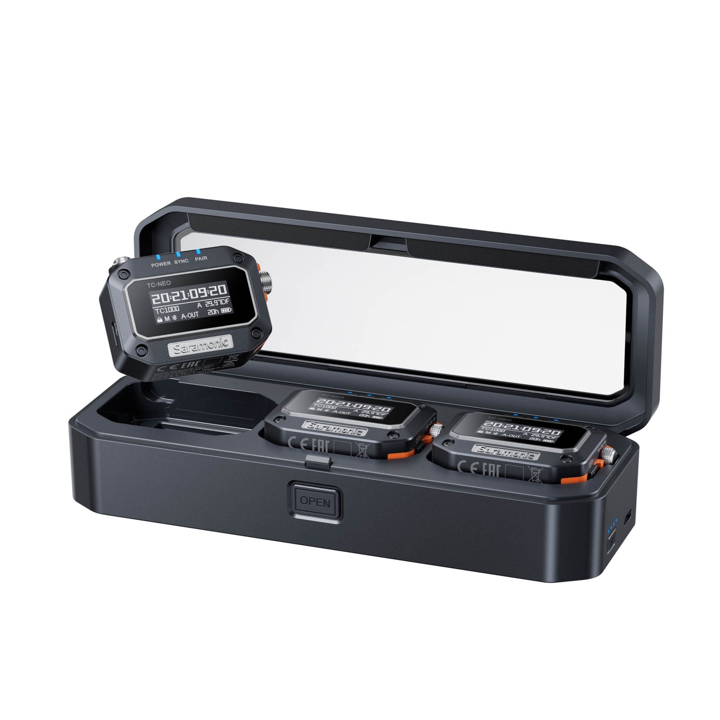 Saramonic TC-NEO Kit Timecode Generator with Charging Case (3-Pack)