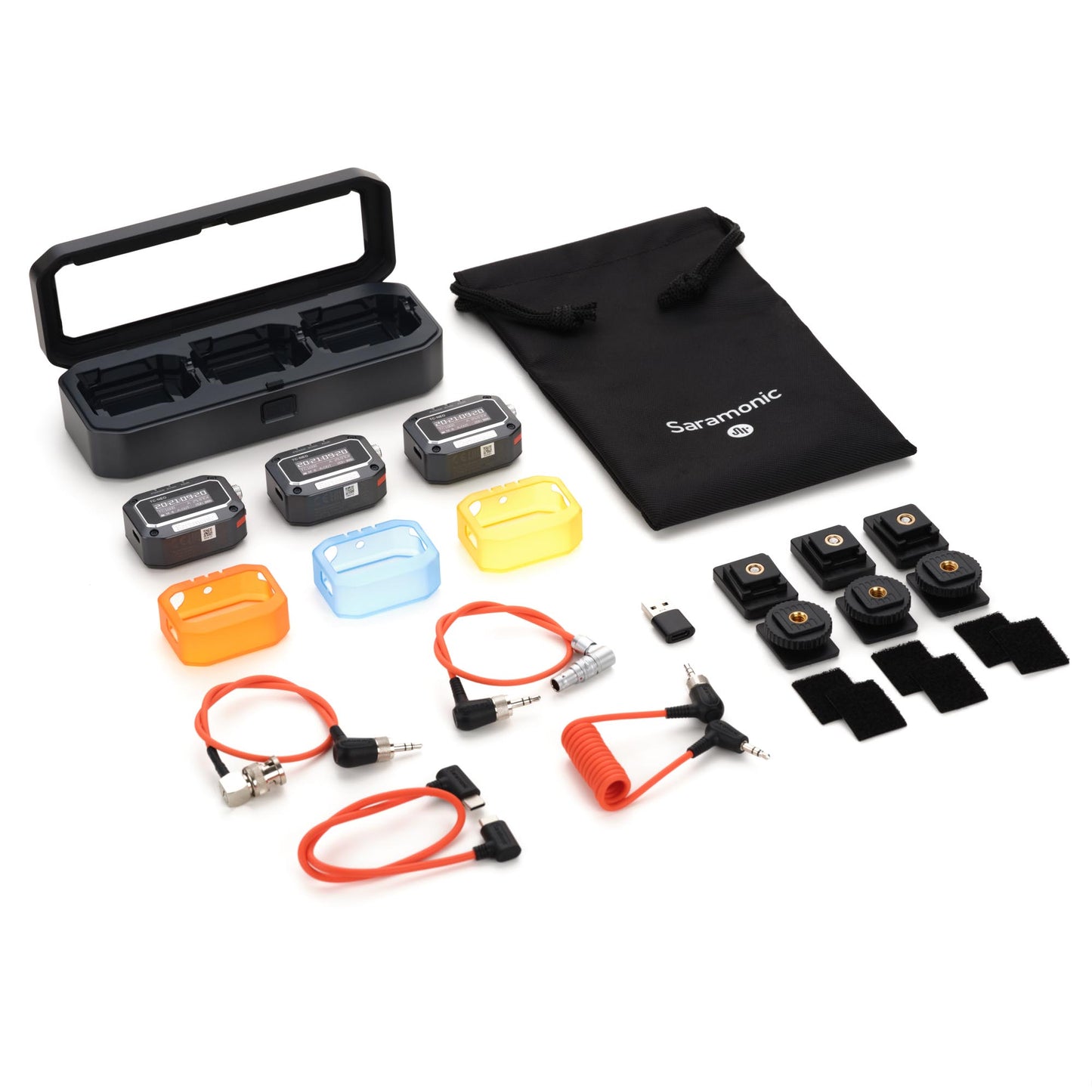 Saramonic TC-NEO Kit Timecode Generator with Charging Case (3-Pack)