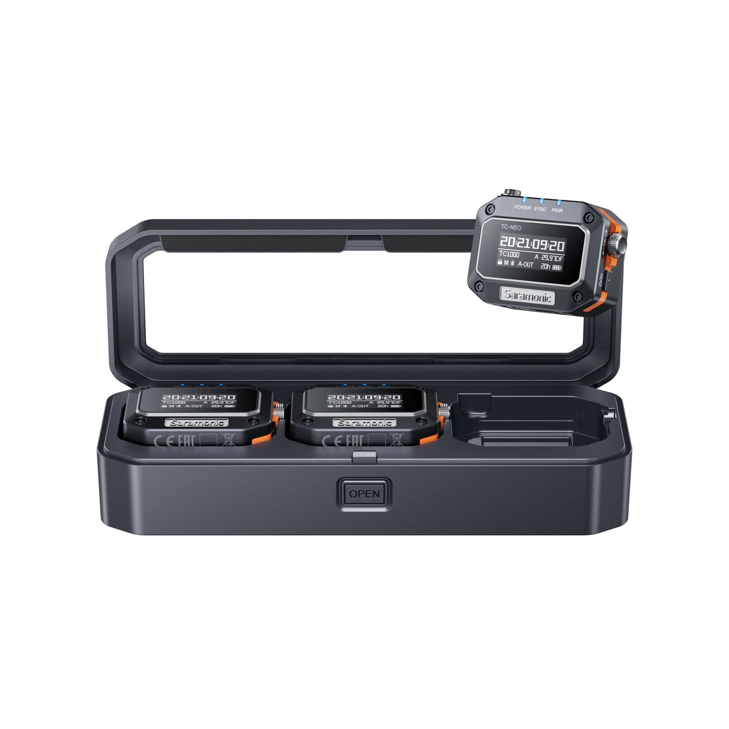 Saramonic TC-NEO Kit Timecode Generator with Charging Case (3-Pack)