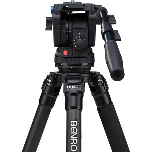 Rubber and spiked feet included with the Benro C373F tripod for stability on different surfaces.
