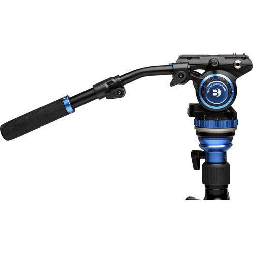 Benro C3883 Reverse-Folding Carbon Fiber Travel Tripod with S6Pro Fluid Video Head - Demo