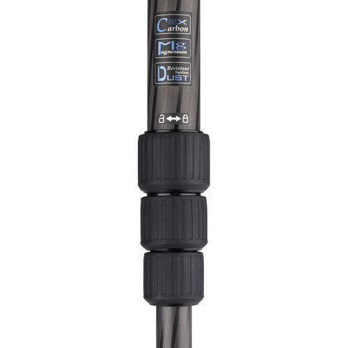 Benro C3883 Reverse-Folding Carbon Fiber Travel Tripod with S6Pro Fluid Video Head - Demo