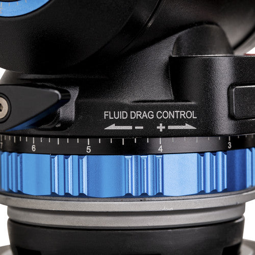 Tripod head with drag control