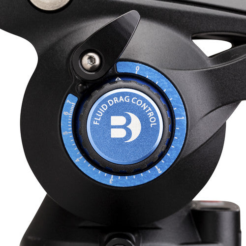 tripod head with drag-control