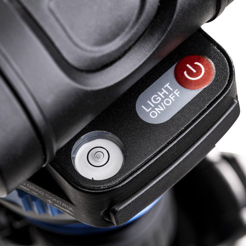 Video tripod with light