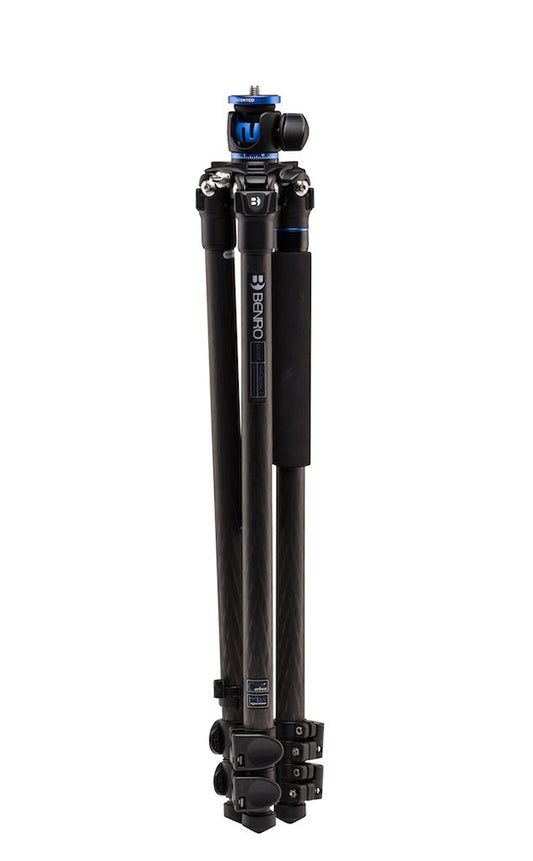 Professional System Go tripod folded to compact 23.8-inch travel size