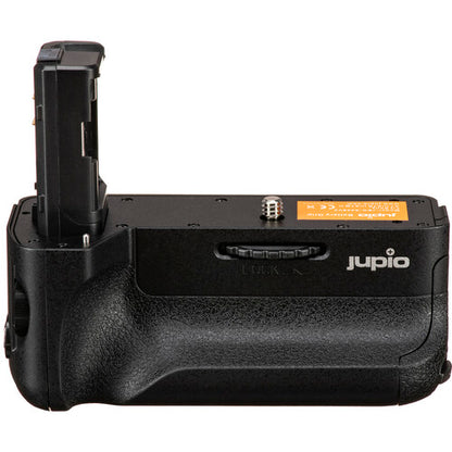 Close-up of the grip's control buttons, including shutter release and command dial.