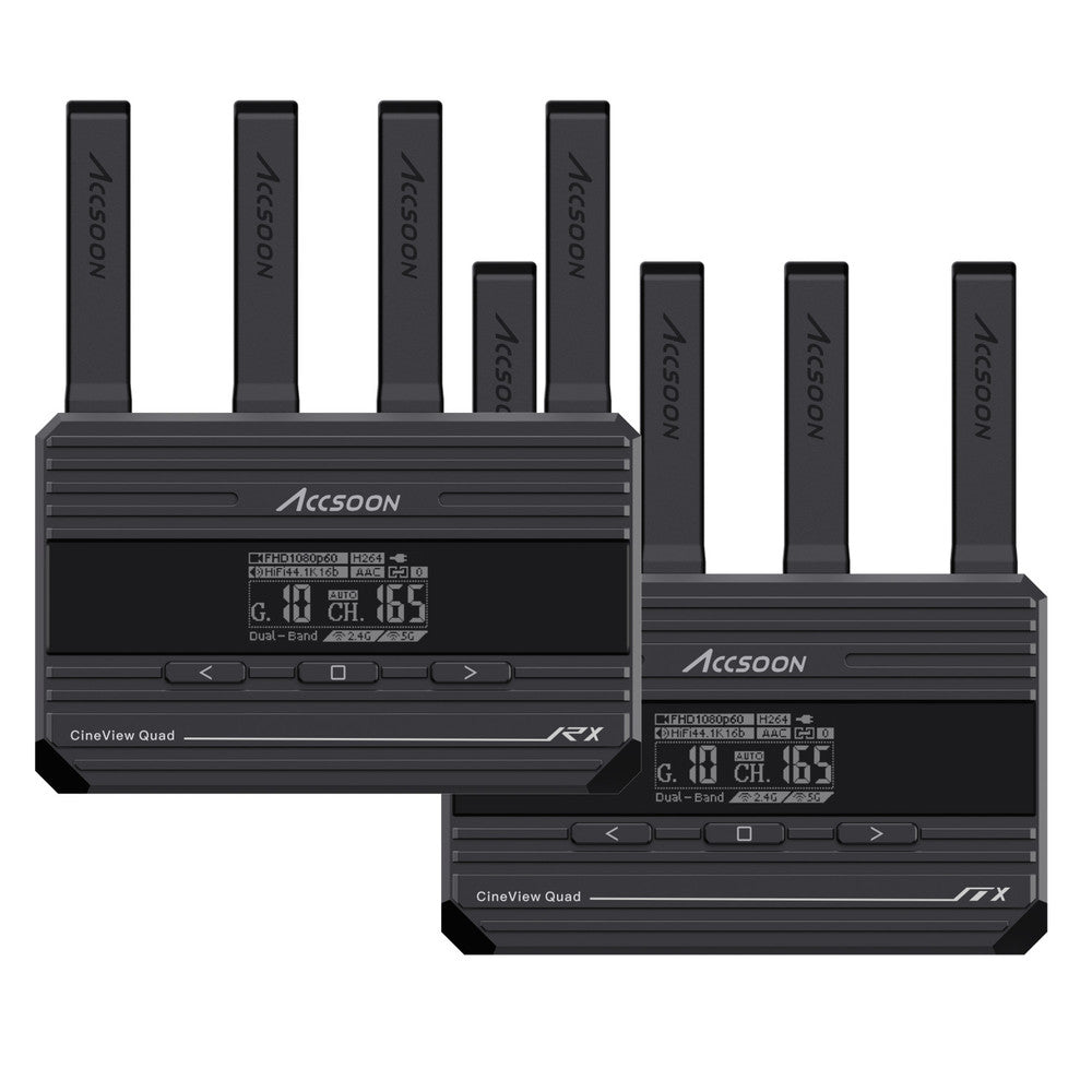 Accsoon CineView Quad Multi-Spectrum Wireless Video Transmission System (CVQUAD) | Demo