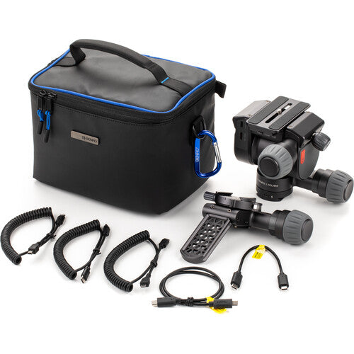 Tripod head with case 