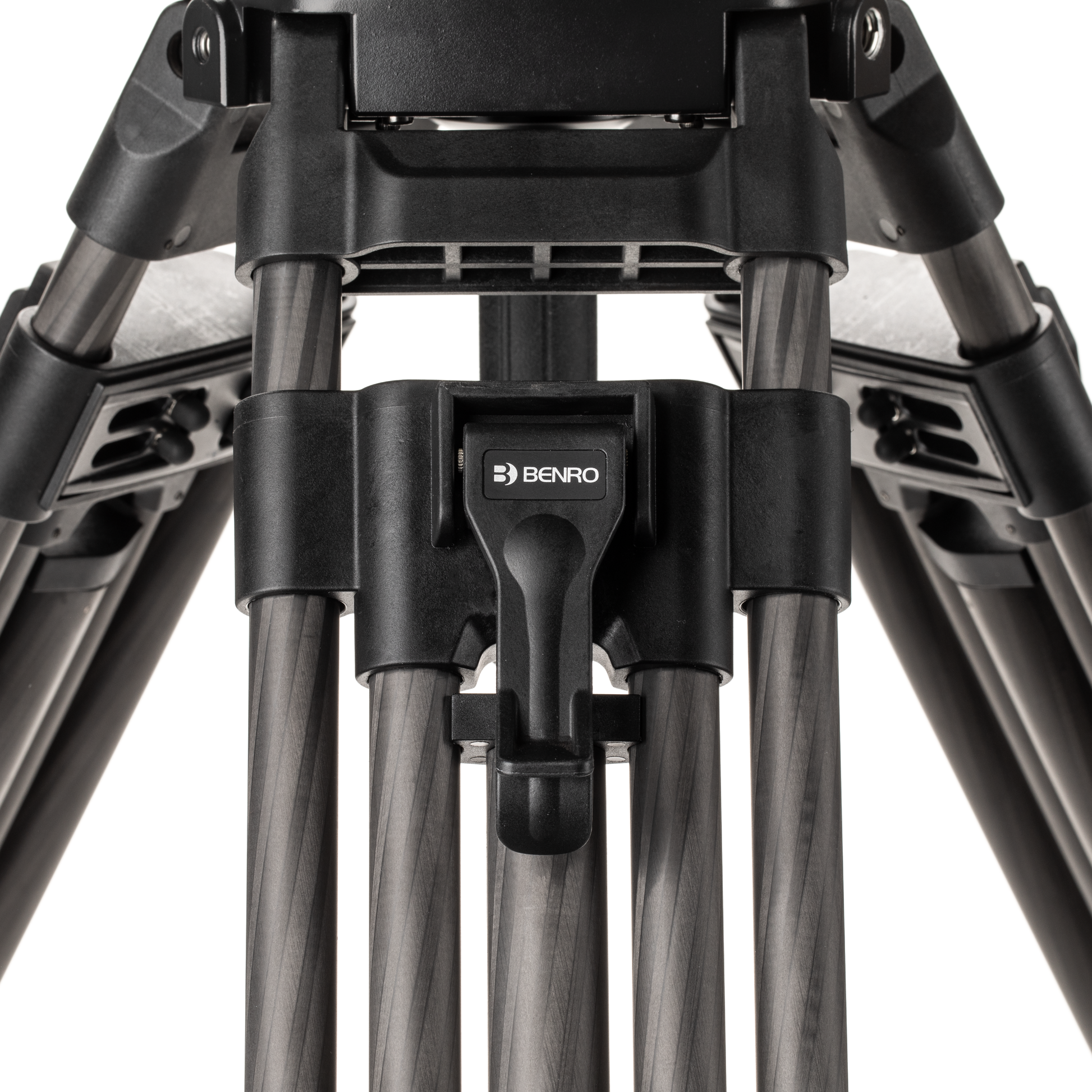A professional cinema camera mounted securely on the Benro BVX18 tripod kit.