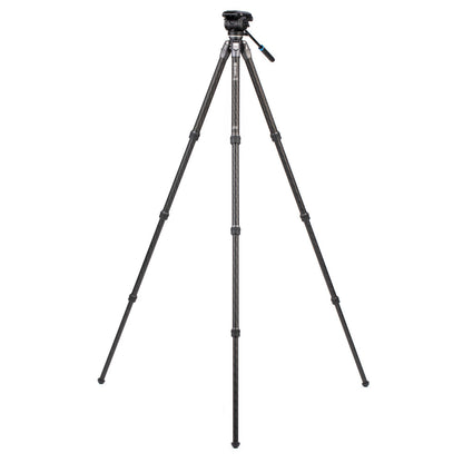 Benro Tortoise Columnless with Leveling Base #3 Carbon Fiber TTOR34CLV+S4PRO, 4 sections