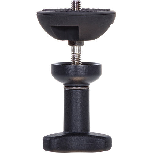 Top-down view of the BL60 aluminum adapter showing smooth leveling control.