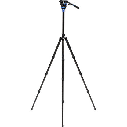 Benro C3883 Reverse-Folding Carbon Fiber Travel Tripod with S6Pro Fluid Video Head - Demo