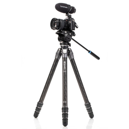Benro Tortoise Columnless with Leveling Base #3 Carbon Fiber TTOR34CLV+S4PRO, 4 sections