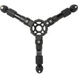 Adjustable Benro Hi-Hat tripod with 2-section legs and three leg positions for creative camera angles.