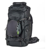 Back view of the Shimoda Designs Action X50 V2 Starter Kit backpack, highlighting adjustable torso height with four options