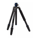 Compact Benro GA268T tripod with reverse folding legs for easy storage and travel