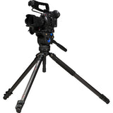 Convenient height range from 12.2" to 64.2" on the Benro C373F tripod adapts to various shooting scenarios.