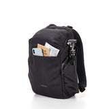 Shimoda backpack’s durable zippers and secure closure for travel and outdoor use.