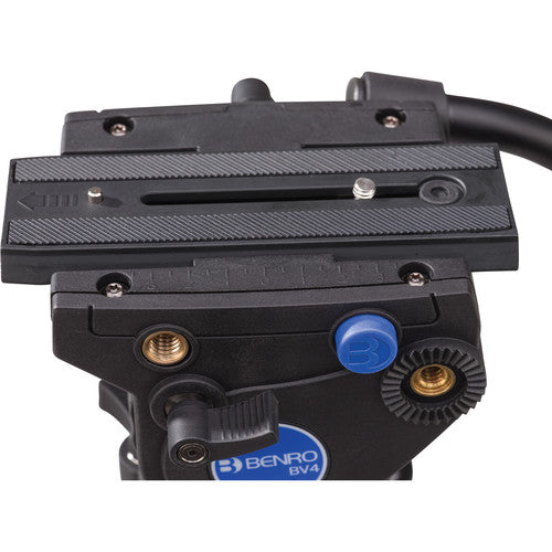 Video tripod head release plate 