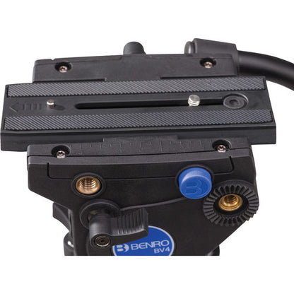 Video tripod head release plate 