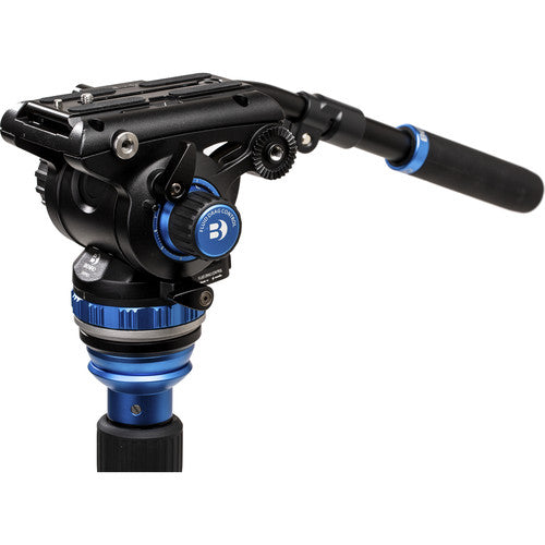 Benro C3883 Reverse-Folding Carbon Fiber Travel Tripod with S6Pro Fluid Video Head - Demo